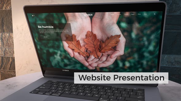 Download Videohive Website Presentation Laptop Mockup Free After Effects Templates