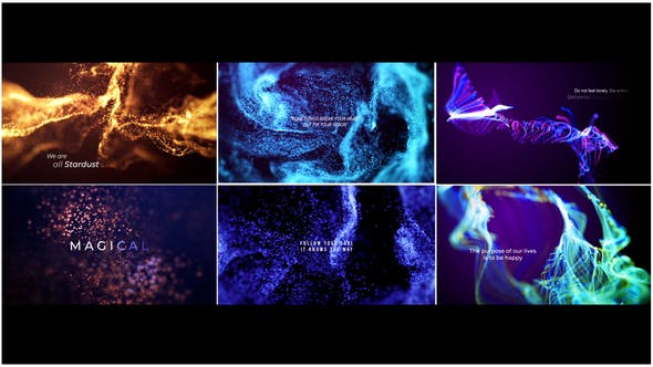 VIDEOHIVE ABSTRACT TITLES | PARTICLES – AeGraphic